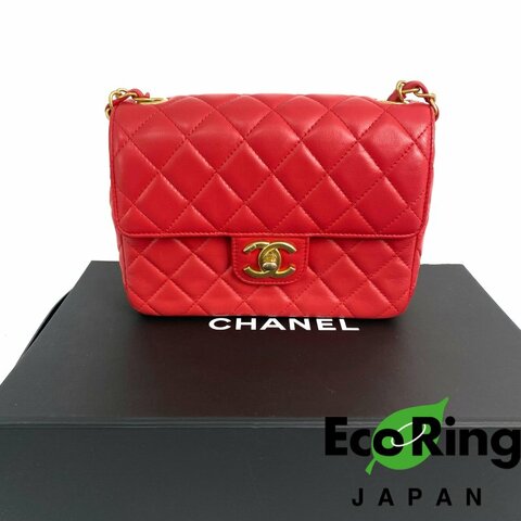 △ Chanel 香奈兒 CF19 Coral Pink Lambskin Gold Tone Metal Classic Single Flap Chain Shoulder Bag AS3737 珊瑚粉紅色小羊皮金色金屬鎖鏈肩背袋 - 257023275