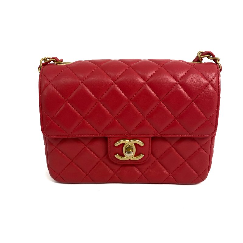 △ Chanel 香奈兒 CF19 Coral Pink Lambskin Gold Tone Metal Classic Single Flap Chain Shoulder Bag AS3737 珊瑚粉紅色小羊皮金色金屬鎖鏈肩背袋 - 257023275-1