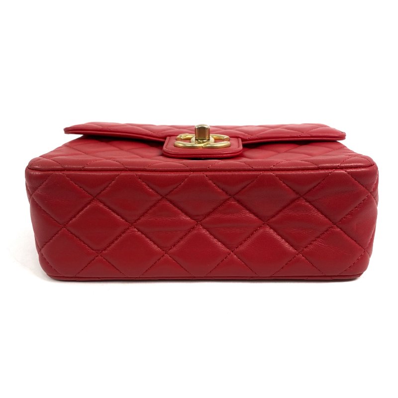 △ Chanel 香奈兒 CF19 Coral Pink Lambskin Gold Tone Metal Classic Single Flap Chain Shoulder Bag AS3737 珊瑚粉紅色小羊皮金色金屬鎖鏈肩背袋 - 257023275-5