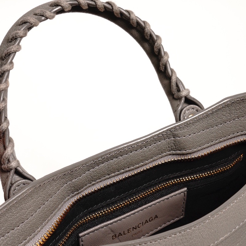 Balenciaga S City 機車包|經典金釦(灰色)-11