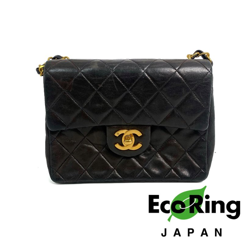 △ Chanel 香奈兒 Brown Lambskin Gold Tone Metal Mini Single Flap Chain Shoulder Bag No.2 啡色小羊皮金色金屬鎖鏈肩背袋No.2 - 257023280-0