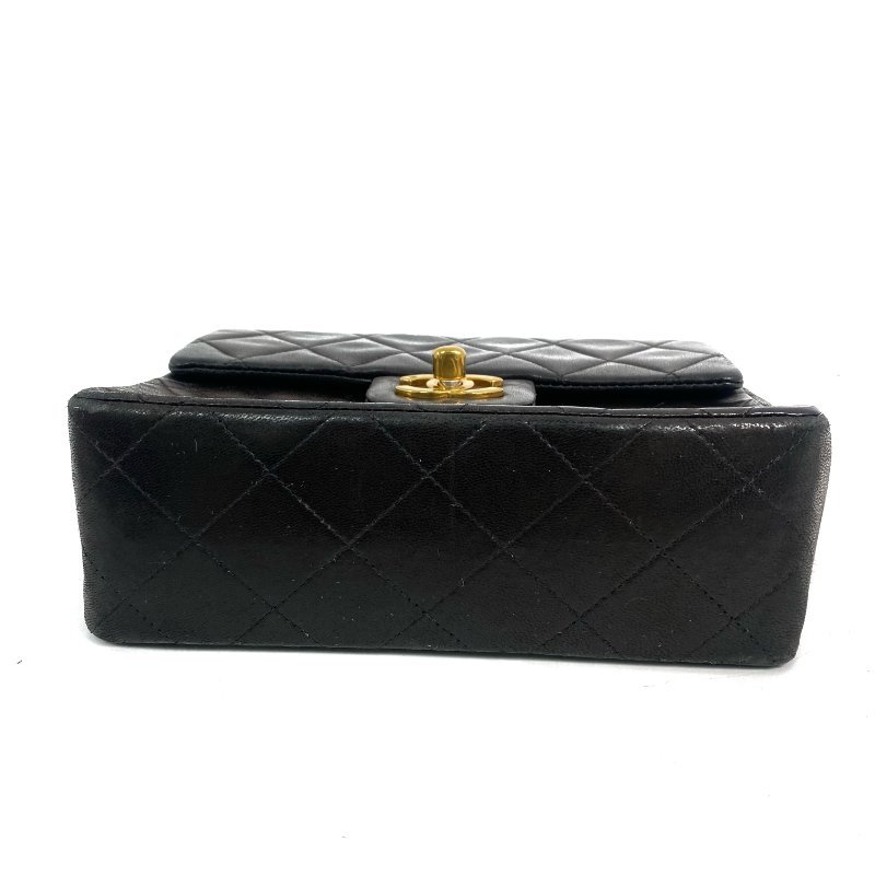 △ Chanel 香奈兒 Brown Lambskin Gold Tone Metal Mini Single Flap Chain Shoulder Bag No.2 啡色小羊皮金色金屬鎖鏈肩背袋No.2 - 257023280-4