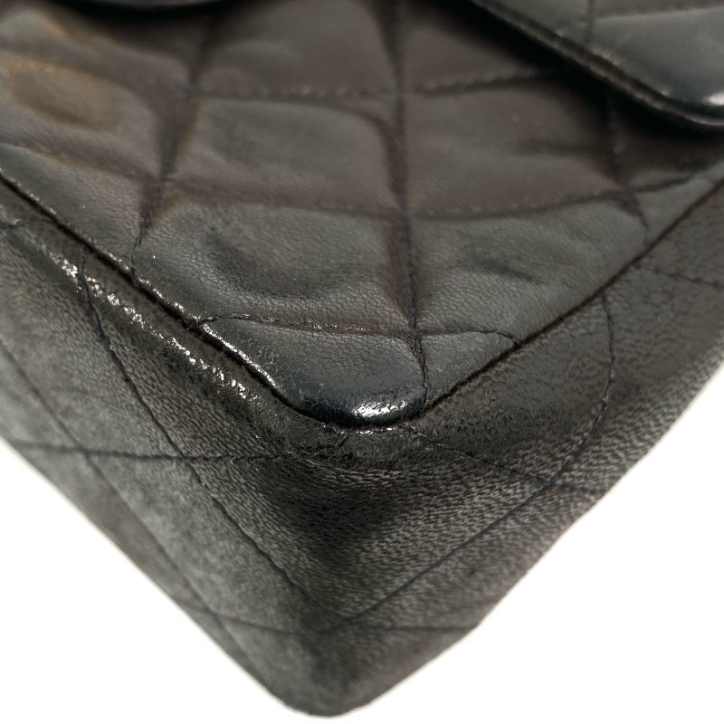 △ Chanel 香奈兒 Brown Lambskin Gold Tone Metal Mini Single Flap Chain Shoulder Bag No.2 啡色小羊皮金色金屬鎖鏈肩背袋No.2 - 257023280-6