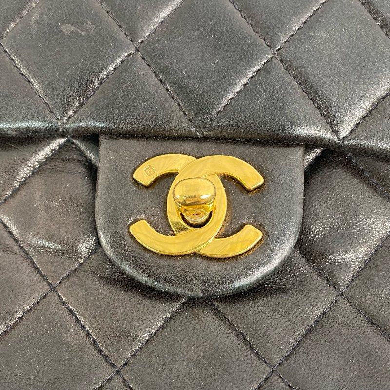 △ Chanel 香奈兒 Brown Lambskin Gold Tone Metal Mini Single Flap Chain Shoulder Bag No.2 啡色小羊皮金色金屬鎖鏈肩背袋No.2 - 257023280-13