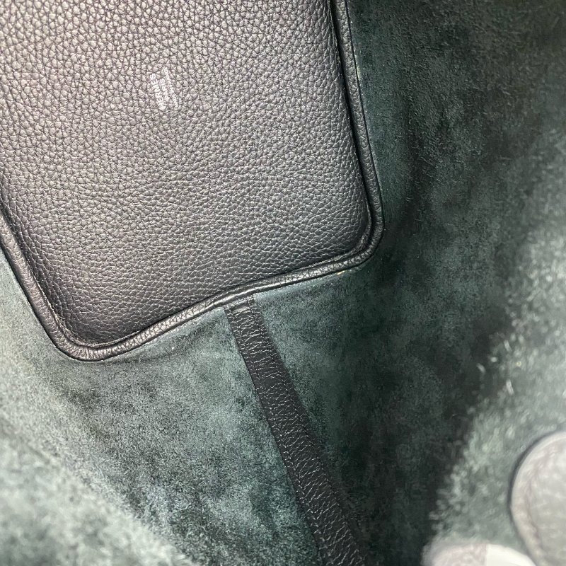 △ Hermes 愛馬仕 89 Noir Clemence Calfskin Palladium Plated Metal Picotin 22 Hand Bag Stamp Y 黑色粒紋小牛皮鍍鈀金屬手袋Y刻 - 257023166-12