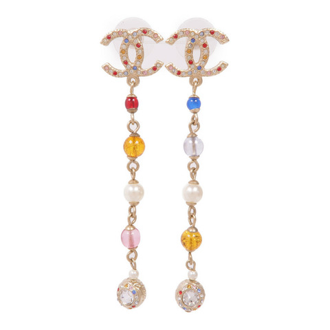 CHANEL PVC/金屬Earrings耳環