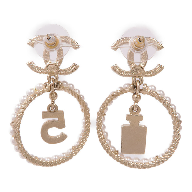 CHANEL PVC/金屬Earrings耳環-2
