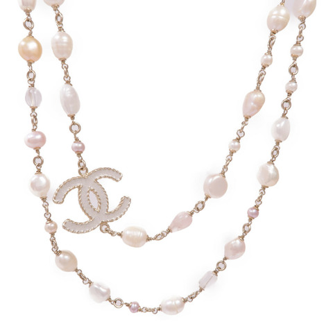 CHANEL PVC/金屬Necklace項鍊