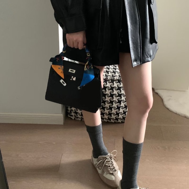 HERMES 愛馬仕巡遊Twilly - 深藍-1