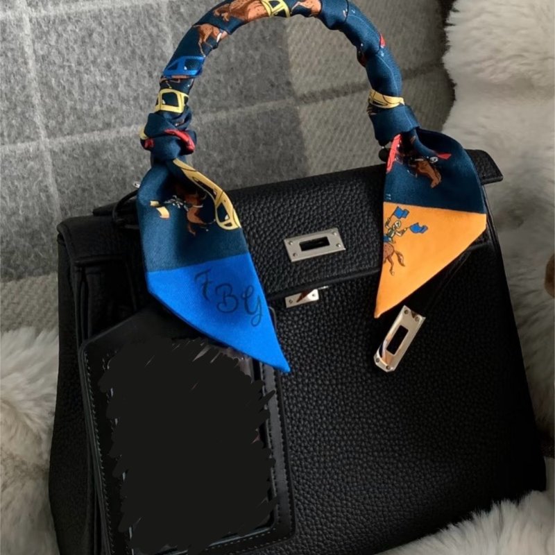 HERMES 愛馬仕巡遊Twilly - 深藍-8