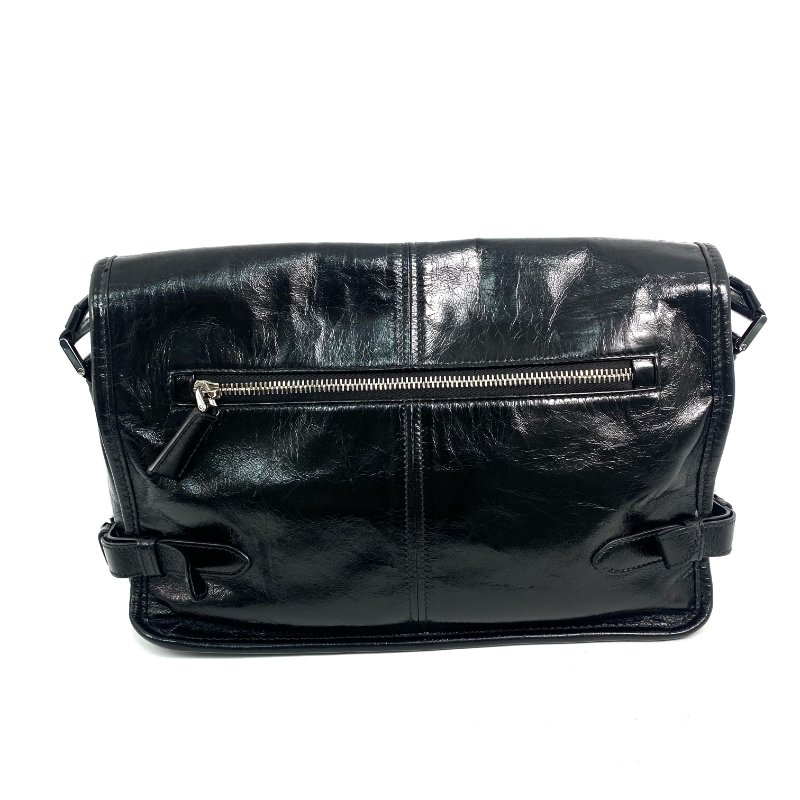 △ Prada 普拉達 Black Calfskin Single Flap Shoulder Bag 2VD073 黑色小牛皮肩背袋 - 257023032-1