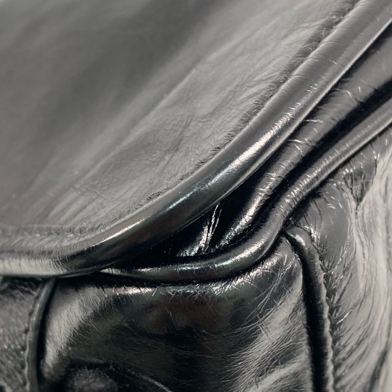 △ Prada 普拉達 Black Calfskin Single Flap Shoulder Bag 2VD073 黑色小牛皮肩背袋 - 257023032-5