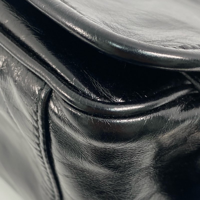 △ Prada 普拉達 Black Calfskin Single Flap Shoulder Bag 2VD073 黑色小牛皮肩背袋 - 257023032-6