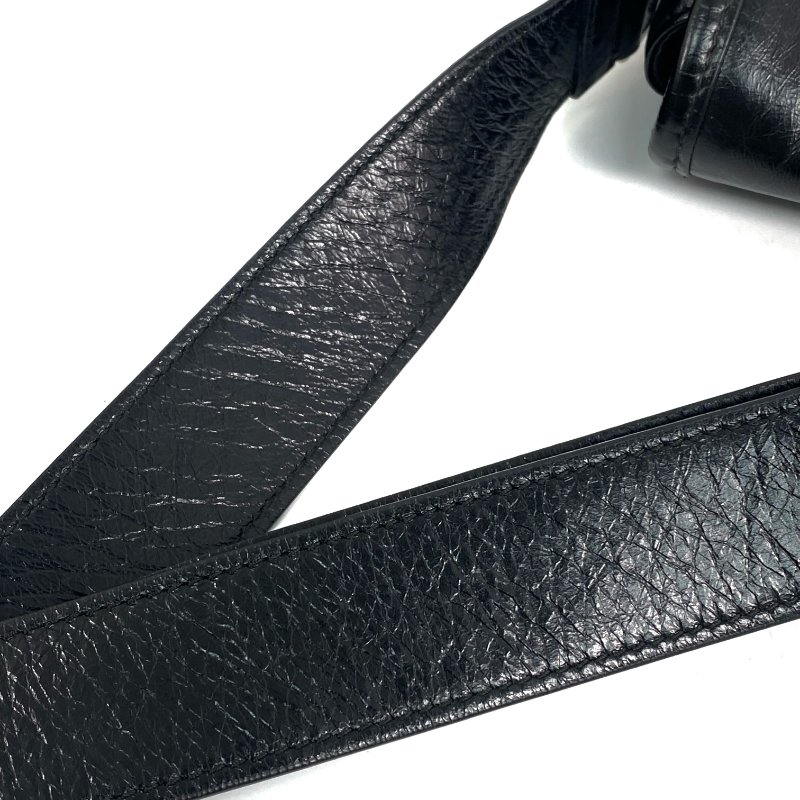 △ Prada 普拉達 Black Calfskin Single Flap Shoulder Bag 2VD073 黑色小牛皮肩背袋 - 257023032-10