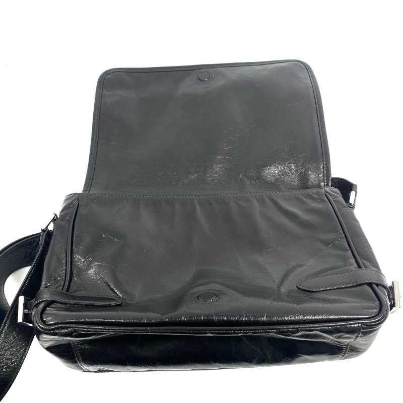 △ Prada 普拉達 Black Calfskin Single Flap Shoulder Bag 2VD073 黑色小牛皮肩背袋 - 257023032-14