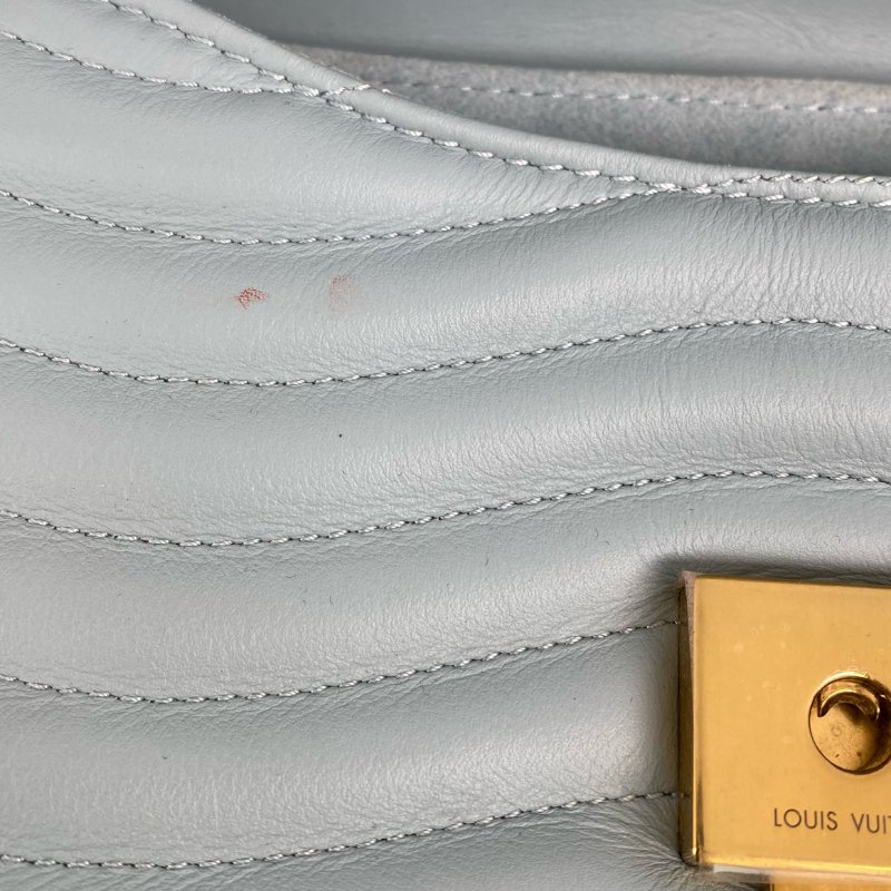 △ Louis Vuitton 路易威登 Blue Calfskin New Wave Chain Shoulder Bag M55443 藍色小牛皮鎖鏈肩背袋 - 257023245-16