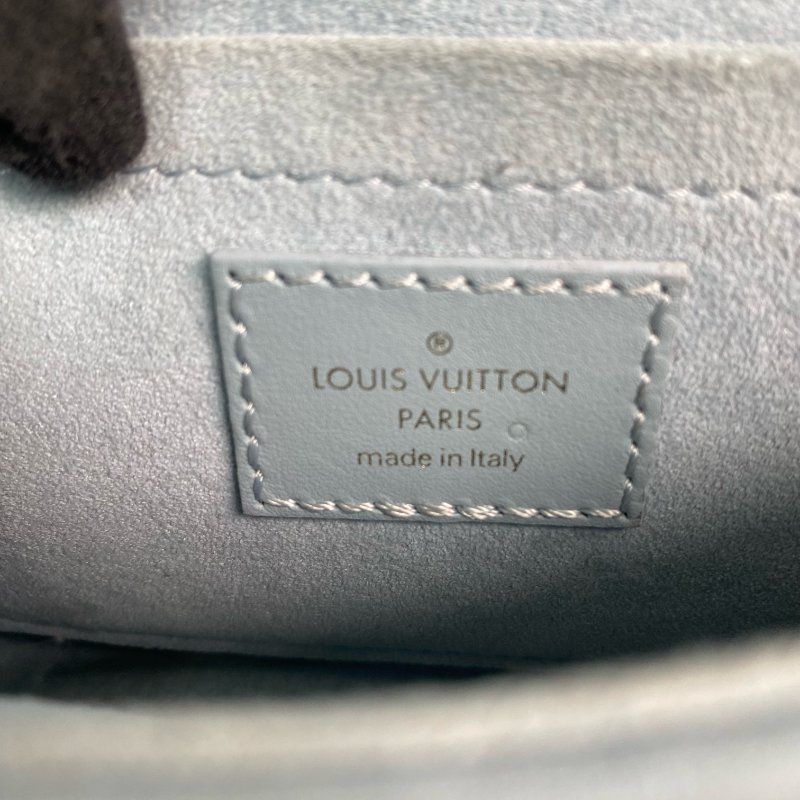 △ Louis Vuitton 路易威登 Blue Calfskin New Wave Chain Shoulder Bag M55443 藍色小牛皮鎖鏈肩背袋 - 257023245-21