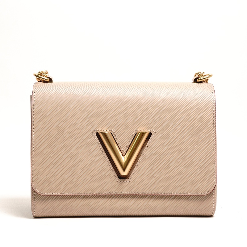 LV Twist MM 鏈條斜背包(灰、偏奶茶色) m21112-0