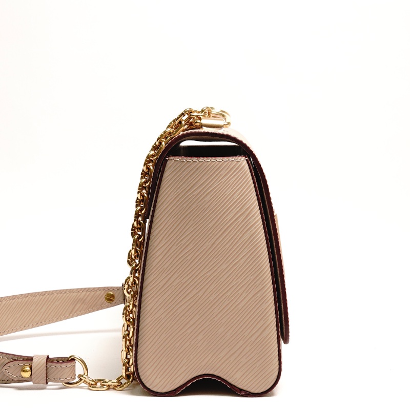 LV Twist MM 鏈條斜背包(灰、偏奶茶色) m21112-4