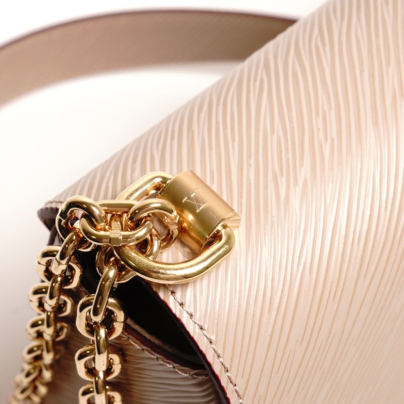 LV Twist MM 鏈條斜背包(灰、偏奶茶色) m21112-5