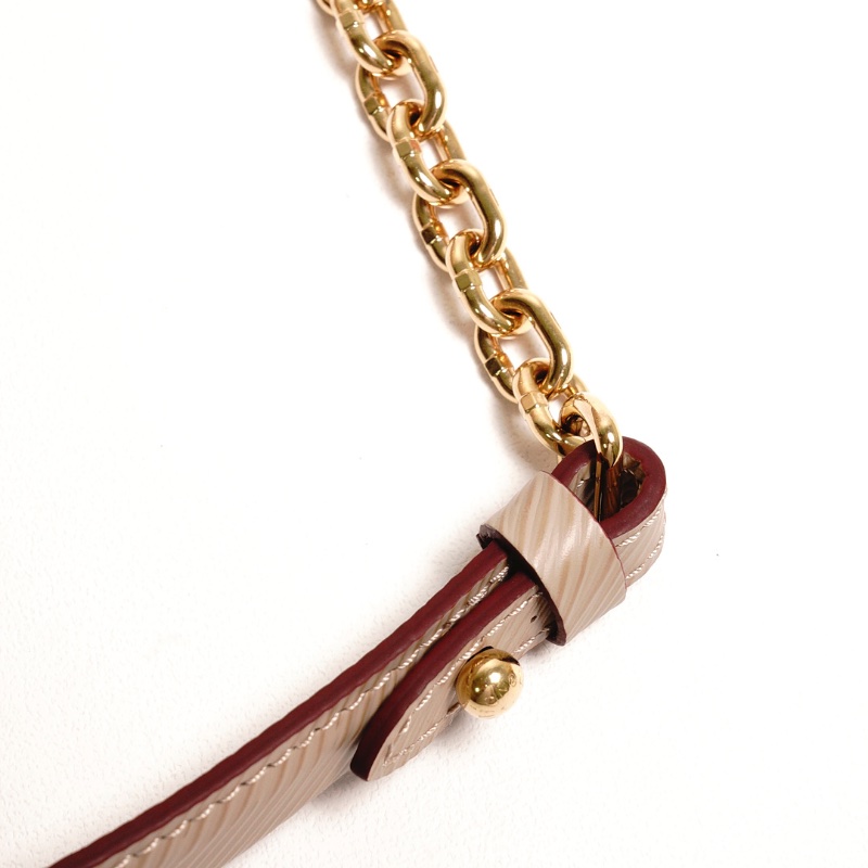 LV Twist MM 鏈條斜背包(灰、偏奶茶色) m21112-12