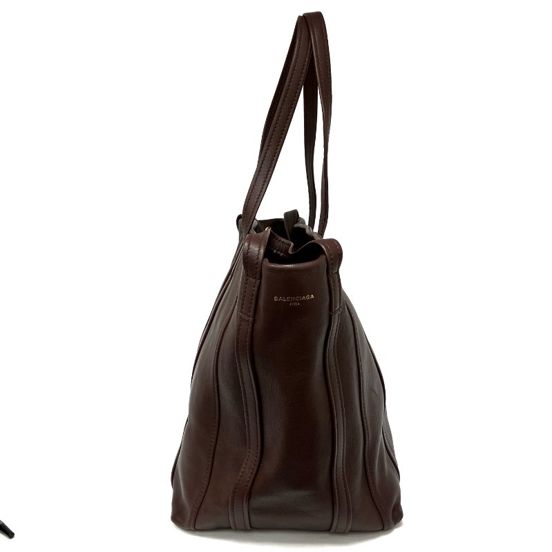 ☆ Balenciaga 巴黎世家 Brown Calfskin Laundry Tote Bag 啡色小牛皮托特袋 - 257023389-3
