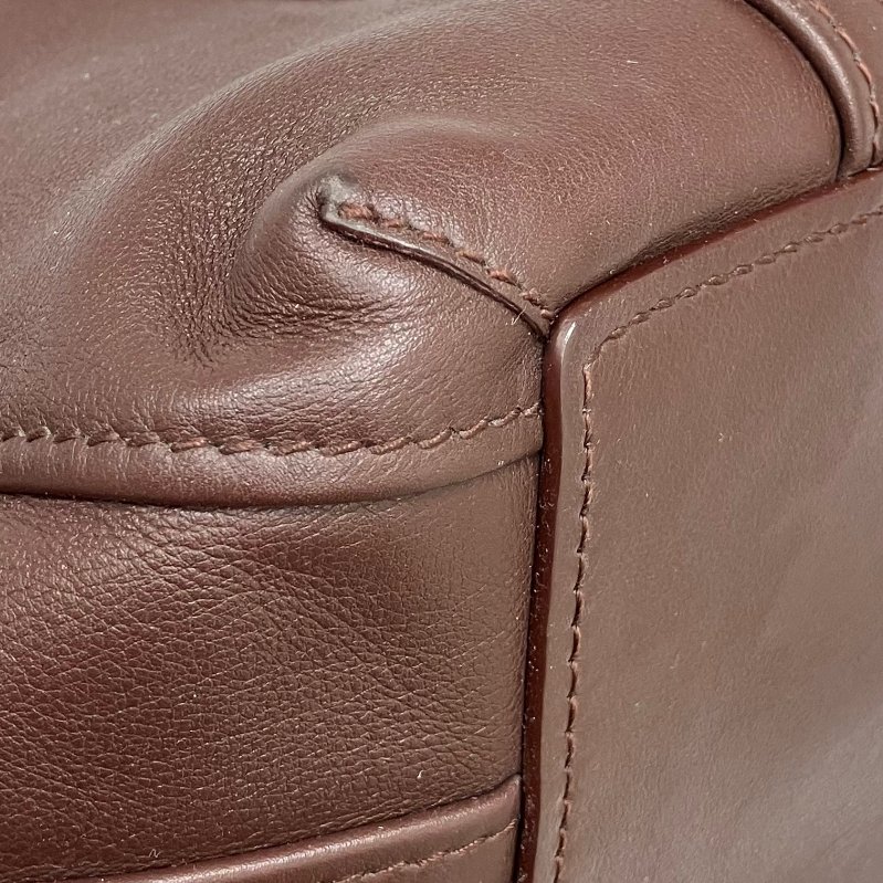 ☆ Balenciaga 巴黎世家 Brown Calfskin Laundry Tote Bag 啡色小牛皮托特袋 - 257023389-11