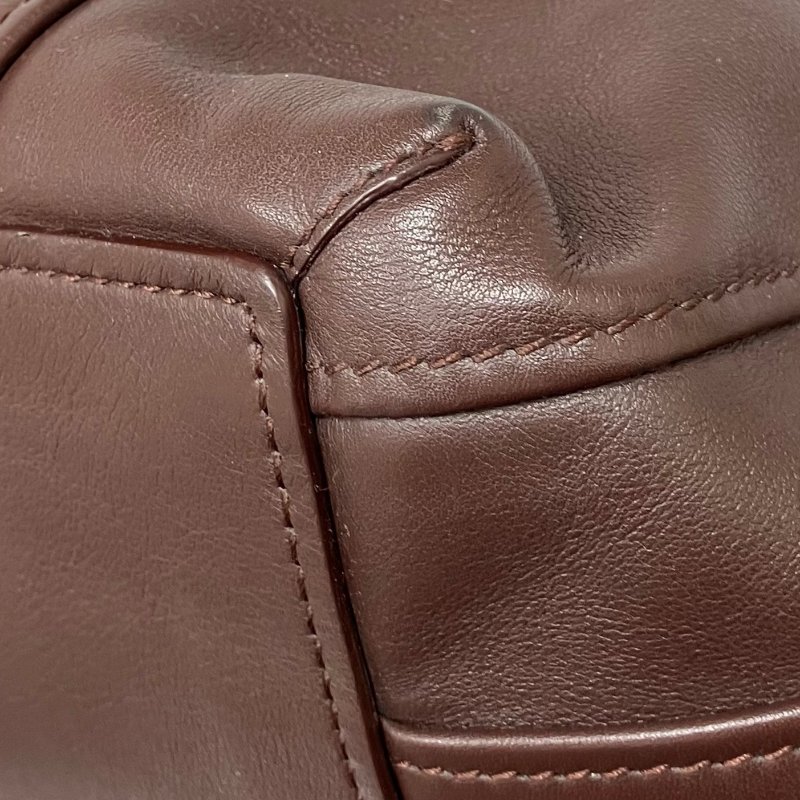 ☆ Balenciaga 巴黎世家 Brown Calfskin Laundry Tote Bag 啡色小牛皮托特袋 - 257023389-12