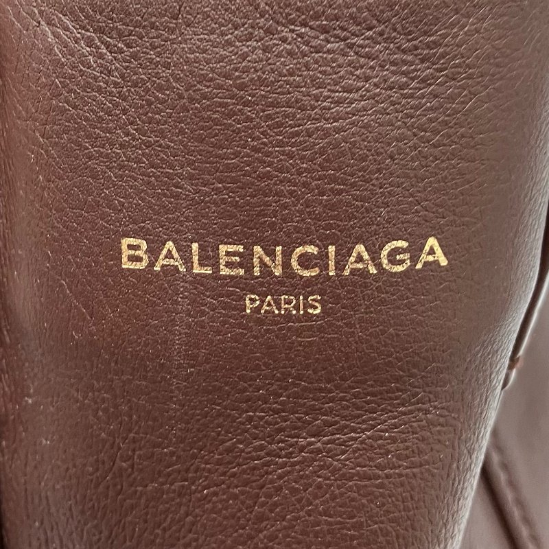 ☆ Balenciaga 巴黎世家 Brown Calfskin Laundry Tote Bag 啡色小牛皮托特袋 - 257023389-15