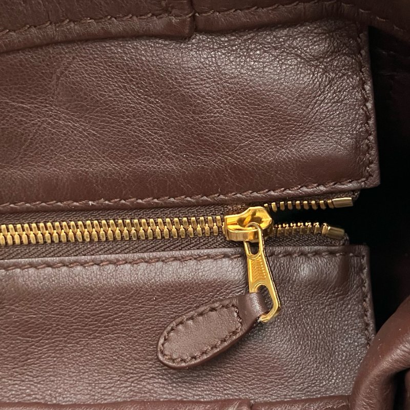 ☆ Balenciaga 巴黎世家 Brown Calfskin Laundry Tote Bag 啡色小牛皮托特袋 - 257023389-16