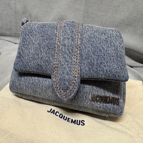 JACQUEMUS Le petit Bambimou denim 牛仔布肩背包