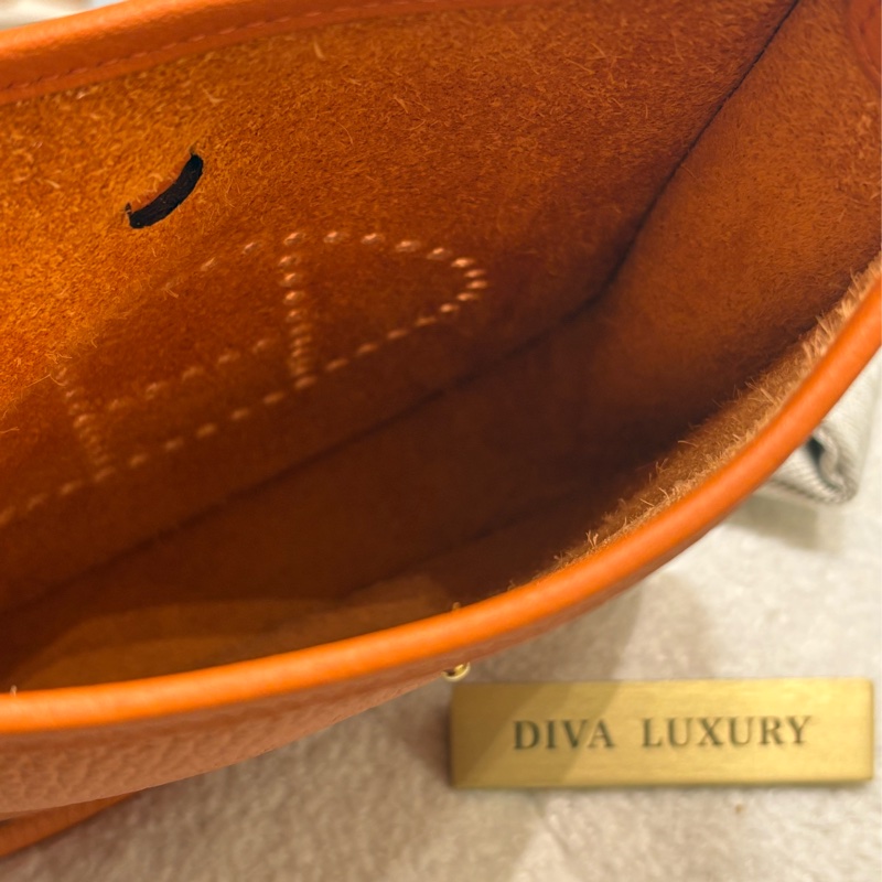 Hermes Mini Evelyne Orange - 全新現貨有肩帶🧡-4