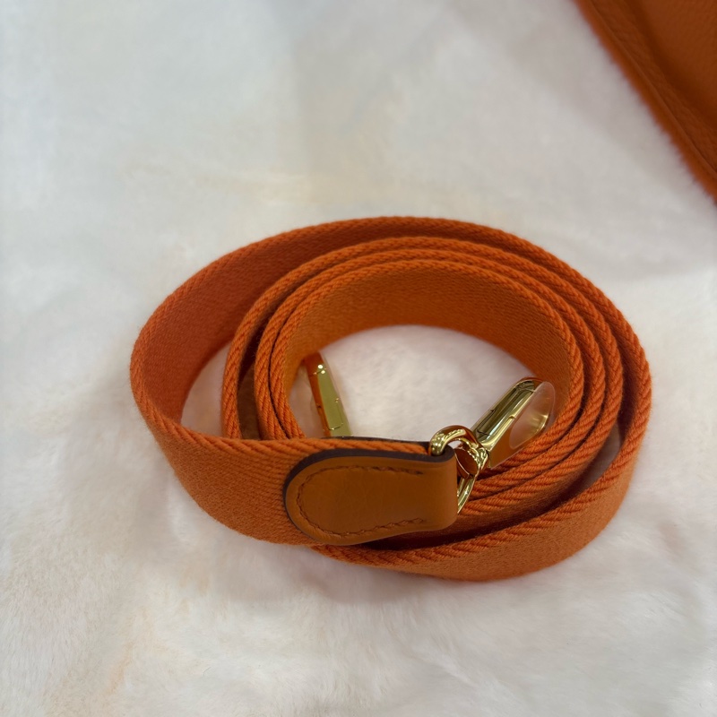Hermes Mini Evelyne Orange - 全新現貨有肩帶🧡-11
