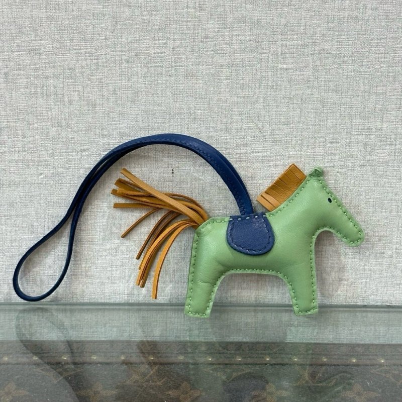 HERMES 拼色小馬掛飾 全新閒置配件盒子吊牌-2