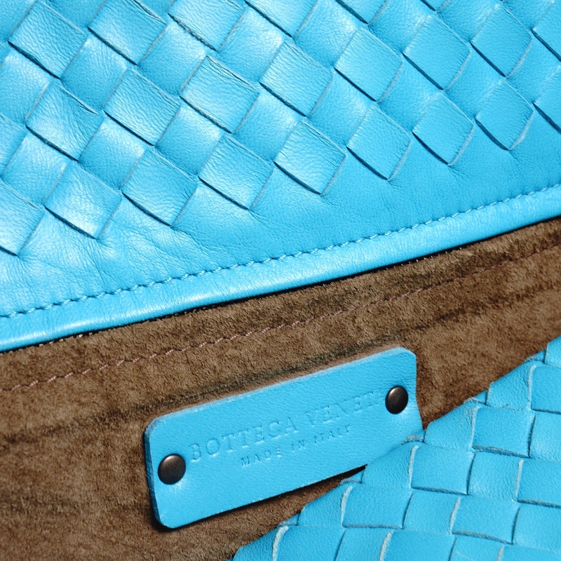 BV 經典編織tote托特包/雙橋包(湖藍色)-9