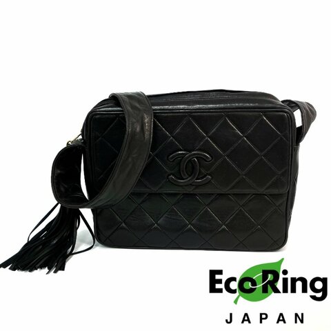 △ Chanel 香奈兒 Brown Lambskin Gold Tone Metal Fringe Shoulder Bag No.3 啡色小羊皮金色金屬流蘇肩背袋No.3 - 257022982