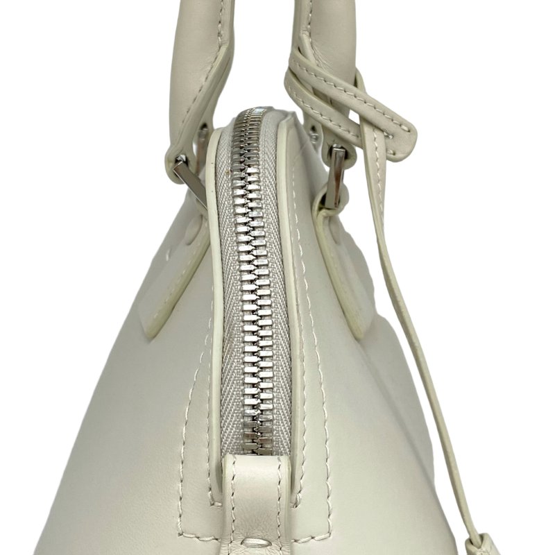 ☆ Maison Margiela MM6 Gray White Calfskin 2Way Bag 灰白色小牛皮兩用袋 - 257023175-5