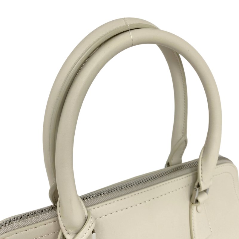 ☆ Maison Margiela MM6 Gray White Calfskin 2Way Bag 灰白色小牛皮兩用袋 - 257023175-7