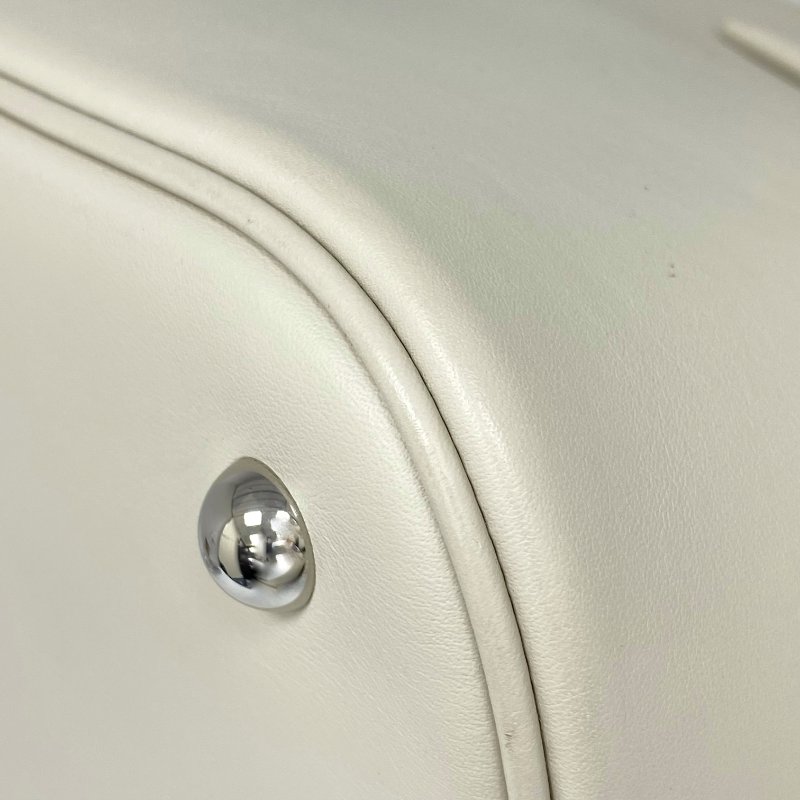 ☆ Maison Margiela MM6 Gray White Calfskin 2Way Bag 灰白色小牛皮兩用袋 - 257023175-12