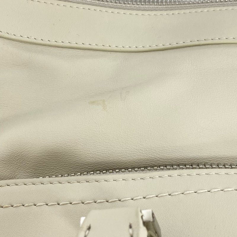 ☆ Maison Margiela MM6 Gray White Calfskin 2Way Bag 灰白色小牛皮兩用袋 - 257023175-17