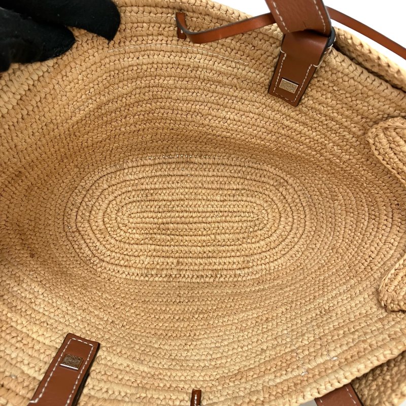 ☆ Loewe 羅意威 Beige Raffia Elephant Tote Bag 米色拉菲草大象托特袋 - 257022979-16