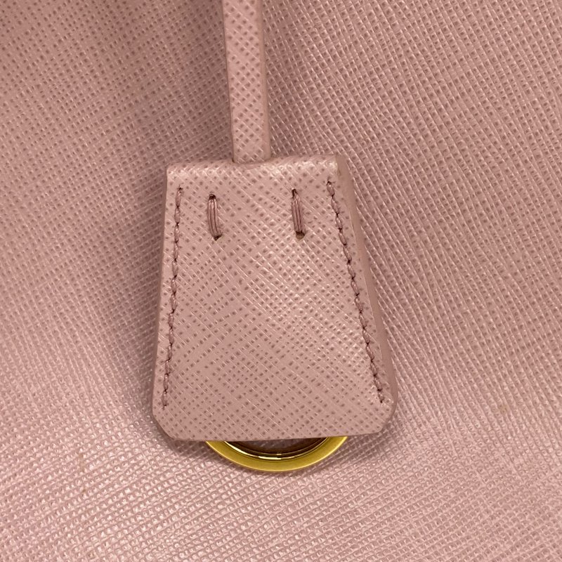 ☆ Prada 普拉達 Pink Saffiano Leather Galleria 2Way Bag 粉紅色十字壓紋牛皮兩用袋 - 257023040-9