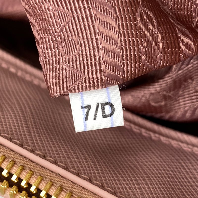 ☆ Prada 普拉達 Pink Saffiano Leather Galleria 2Way Bag 粉紅色十字壓紋牛皮兩用袋 - 257023040-15