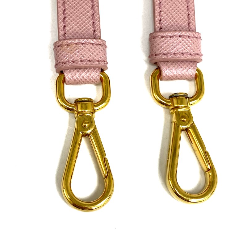 ☆ Prada 普拉達 Pink Saffiano Leather Galleria 2Way Bag 粉紅色十字壓紋牛皮兩用袋 - 257023040-23