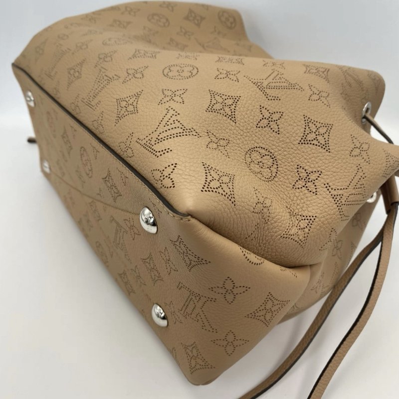 LV 鏤空夜透月光女神Bella手提肩背斜背水桶包 芯片款 32*23*13 98新配件塵袋-4