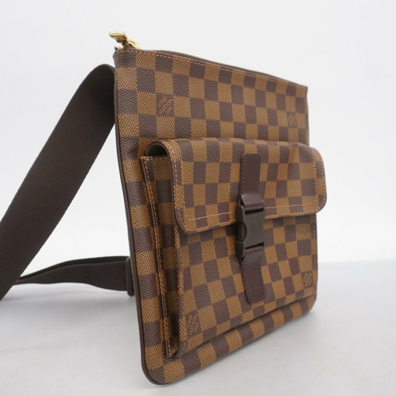 路易威登 Damier Pochette Merville 單肩包 N51127 Ebene 女式-1