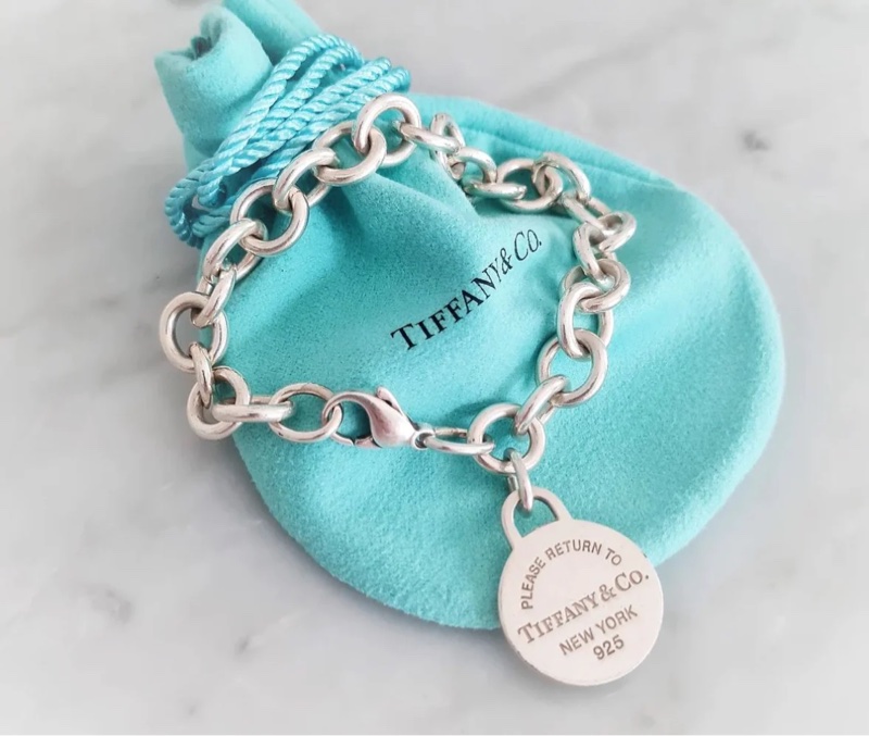 Tiffany & co 經典圓牌手鍊-0