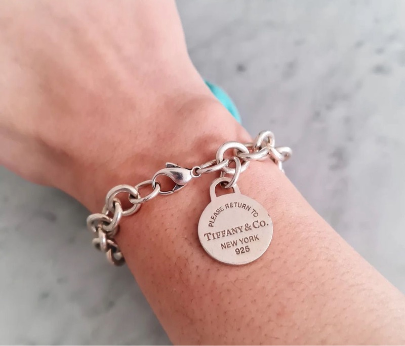 Tiffany & co 經典圓牌手鍊-1