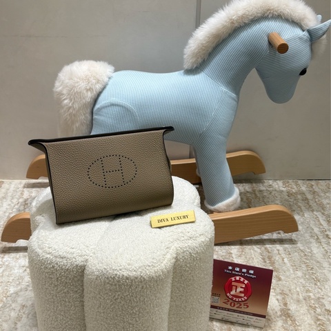Hermes Videpoches - 馬爾法米色 Togo 皮 全新現貨