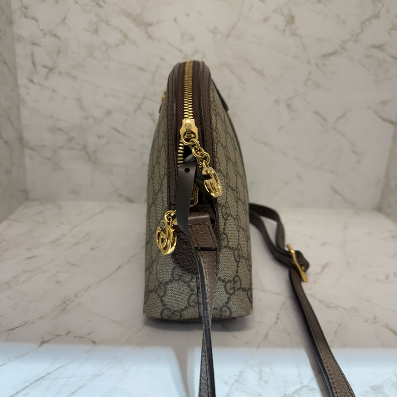 GUCGI紅綠織帶貝殼包-2